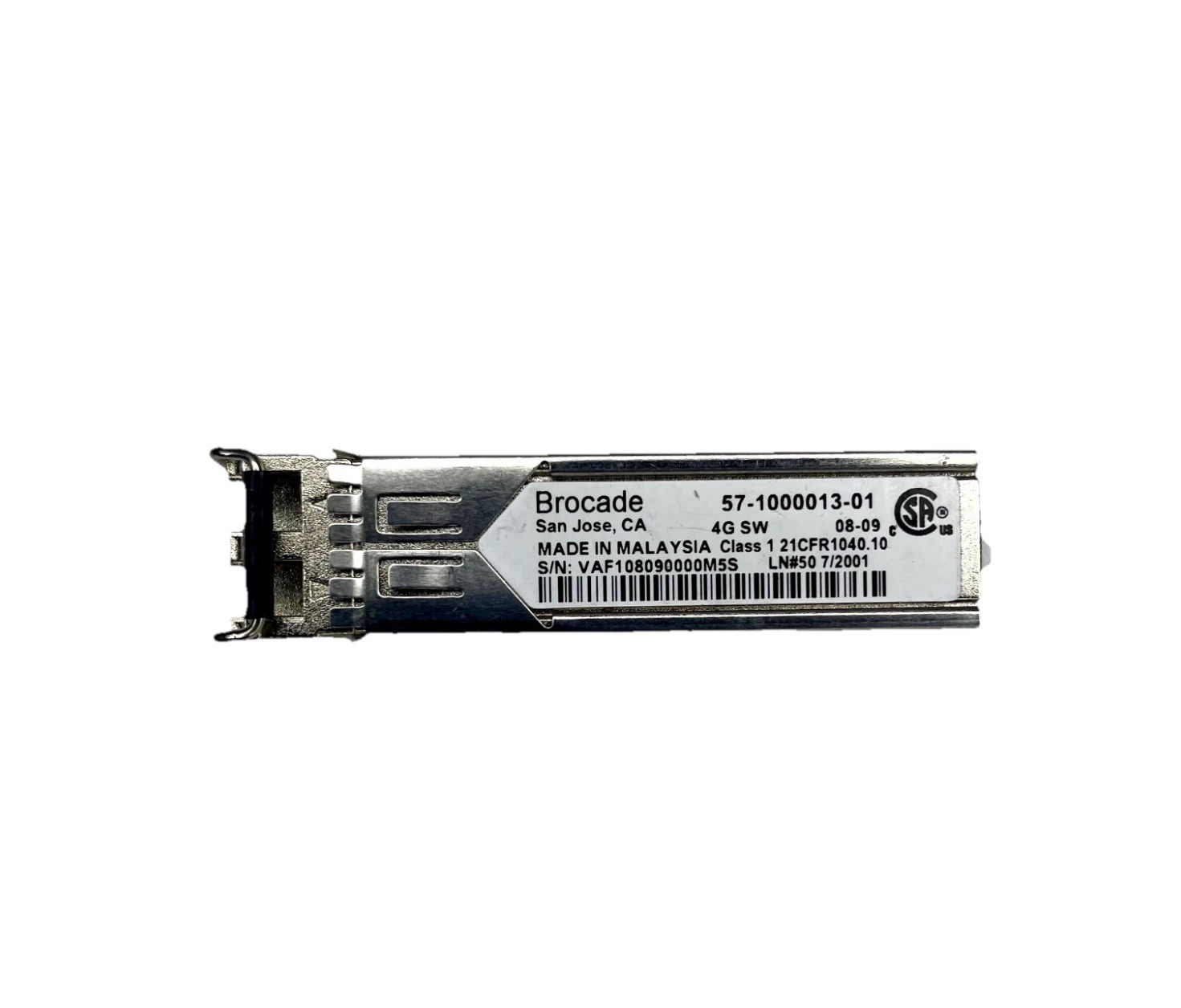 Brocade 4Gb SFP+ Optical Transceiver