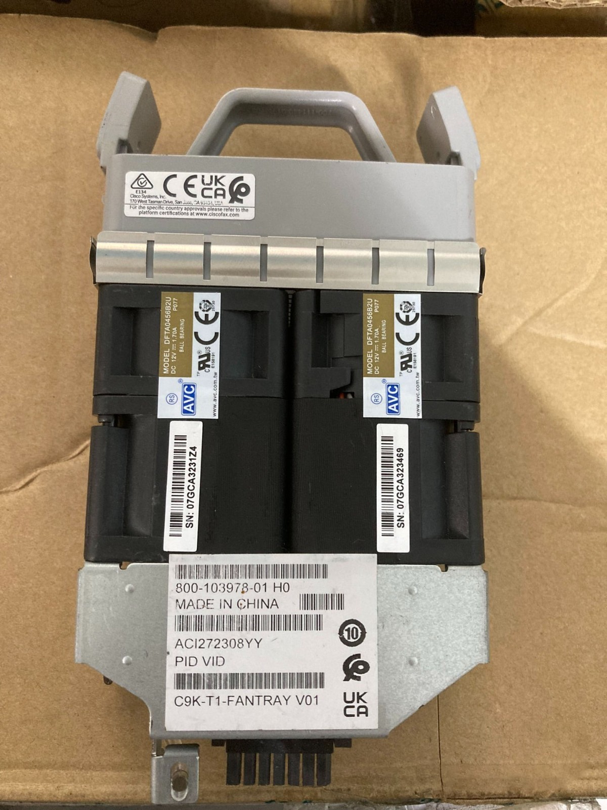 Cisco C9K-T1-FANTRAY Fan for the Catalyst 9500 switches Tested 90 days warranty