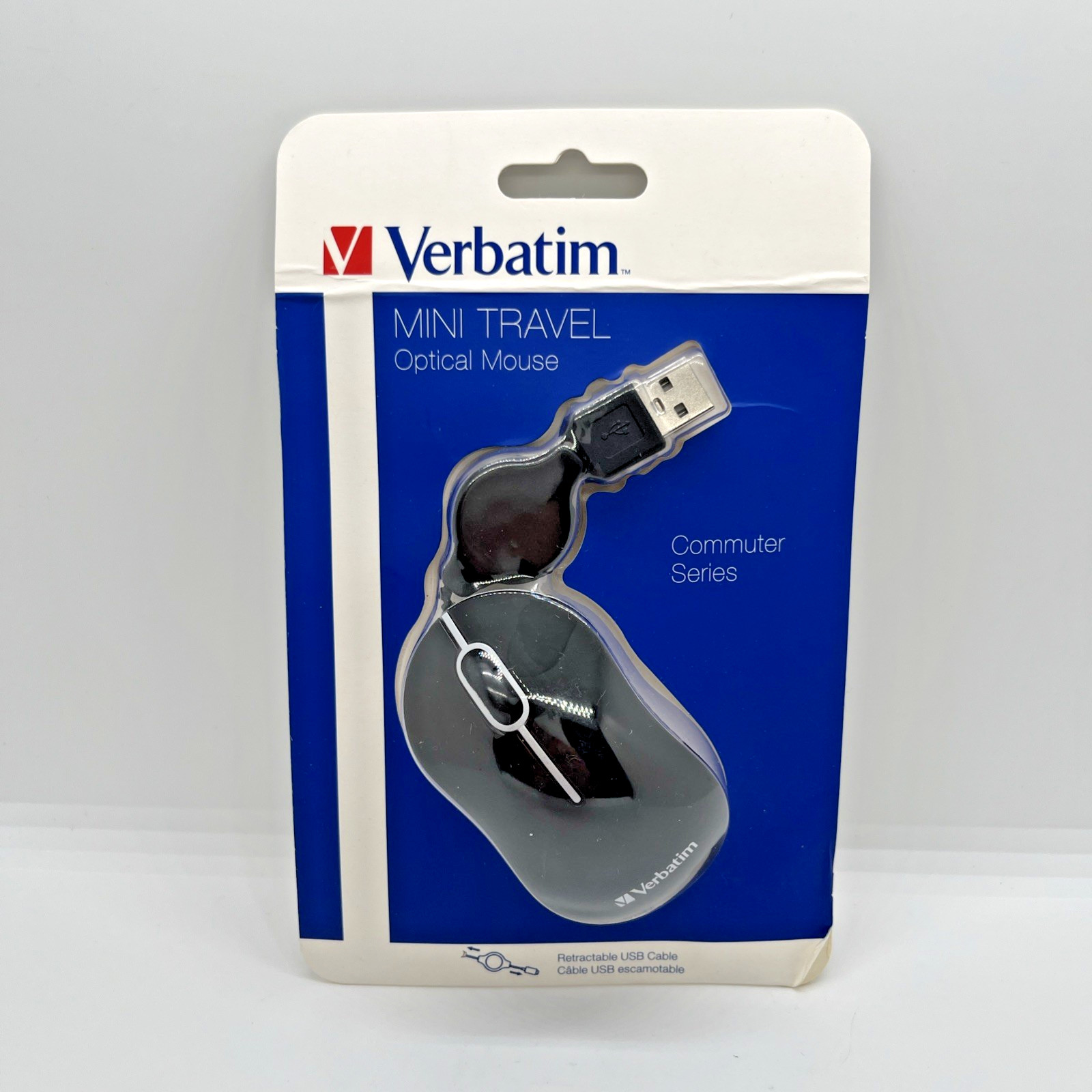 Verbatim Wired Optical Mini Mouse USB-A Compact Computer Mouse New