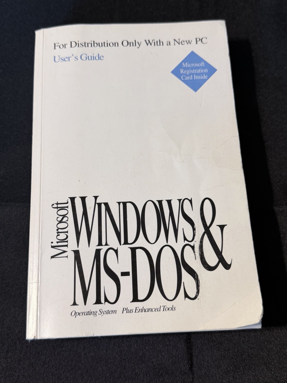 Vintage Microsoft Windows & MS-DOS User’s Guide - 1993 - OEM Distribution Copy
