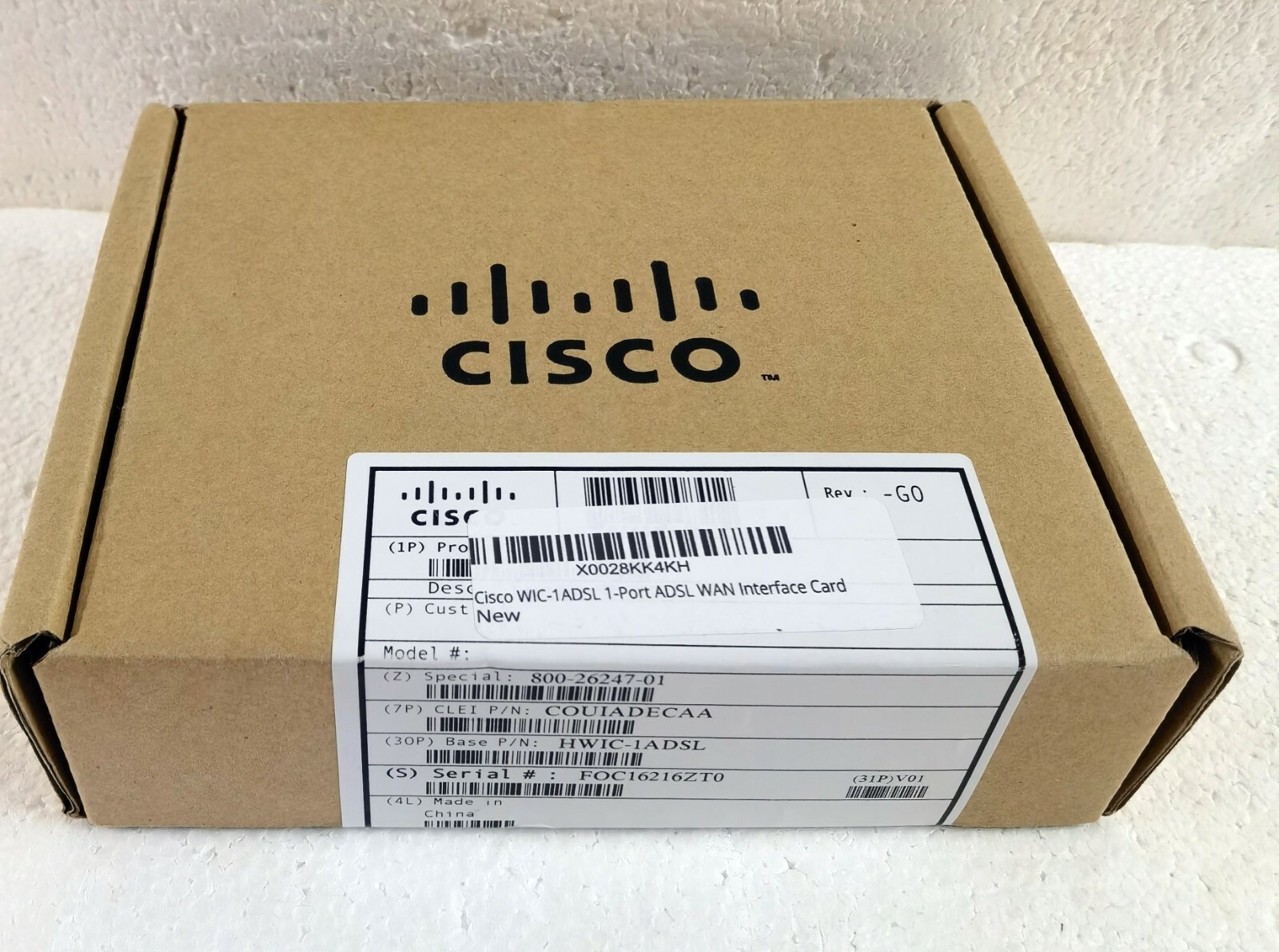 Cisco WIC-1ADSL 1-port ADSL WAN Interface Card NEW