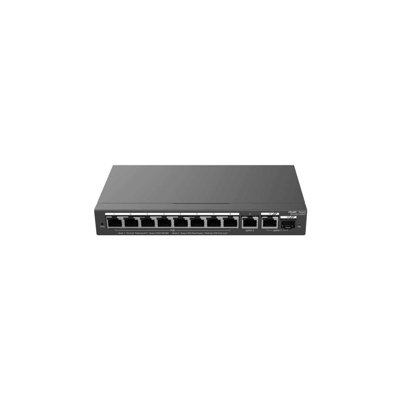 RUIJIE REYEE 10P GE SMART CLOUD MANAGED SWITCH-8 POE+ (120W)-9X GE + 1X GE/SF...