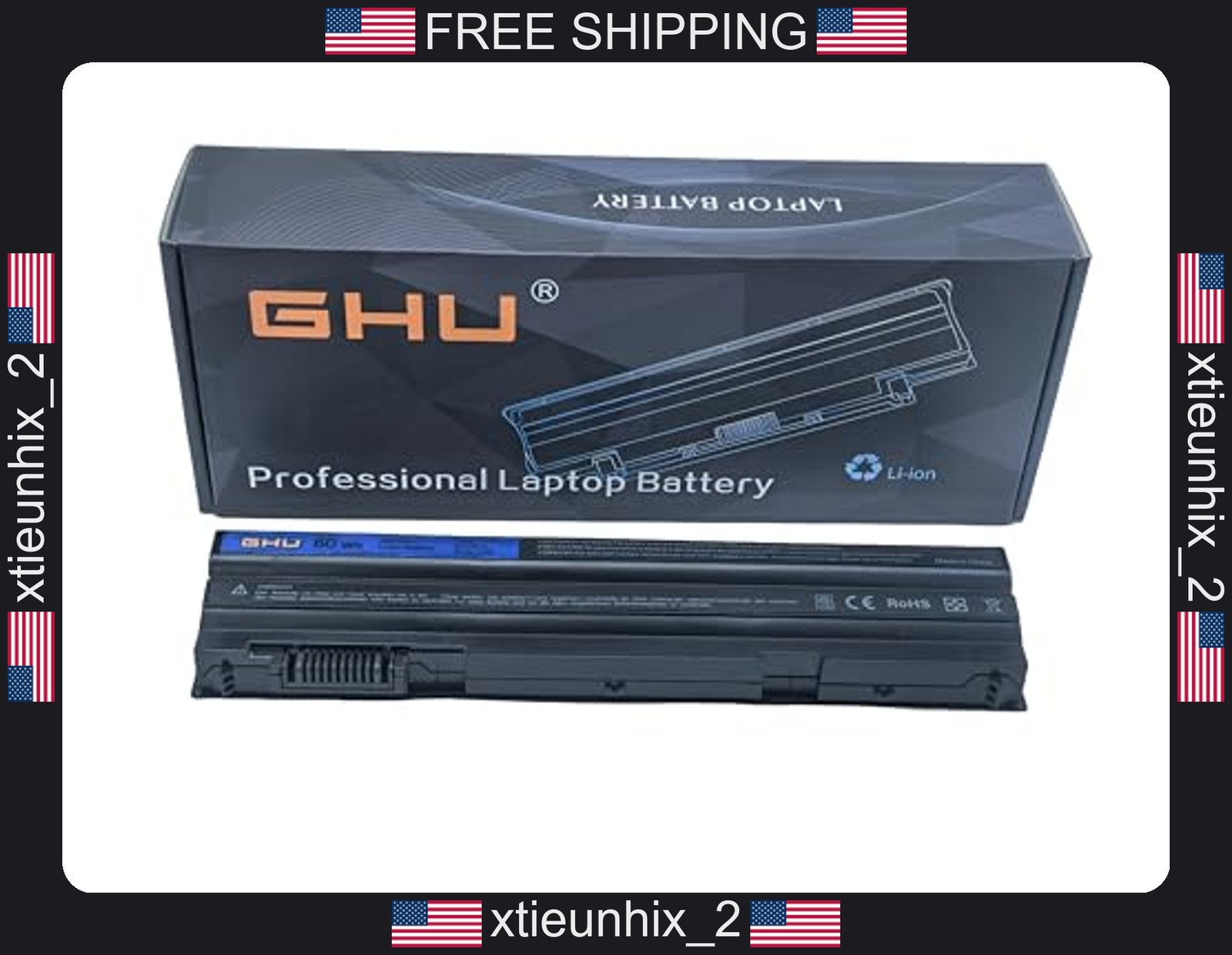 Dell Latitude Battery Replacement for E5430 E5530 E6420 E6430 ATG 60Wh
