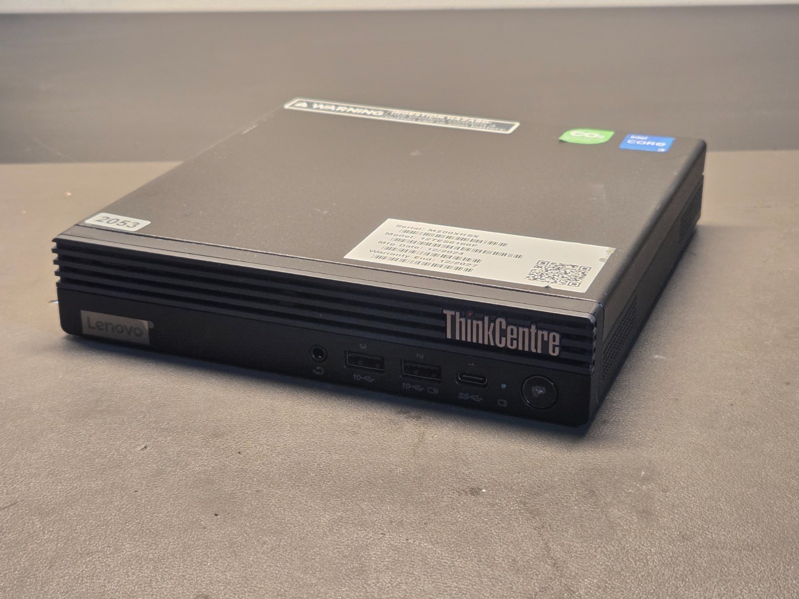 Lenovo ThinkCentre M70q Gen5 Core i5-13400T CPU 16GB RAM 256GB SSD W11 Pro