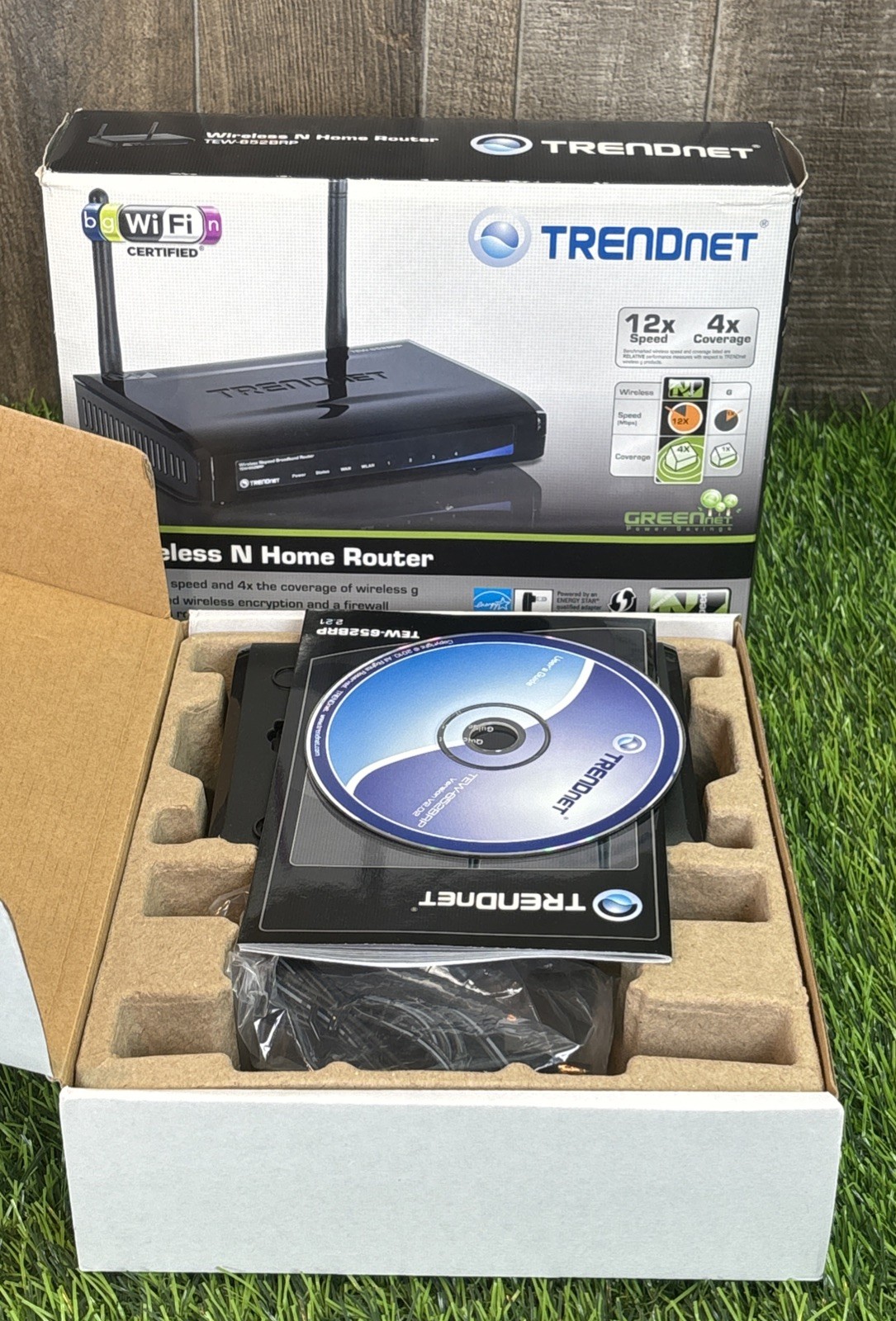 TRENDnet TEW-652BRP Wireless N Home Router NOS Open Box WiFi Router