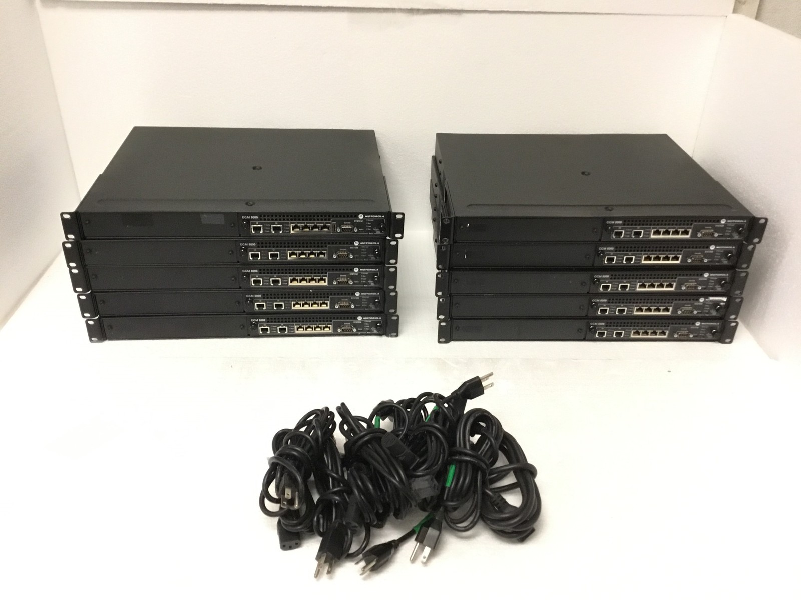 10x Motorola T7577A 4 Port Enterprise Gateway W/ Module GGM 8000,Rack Ears,WORKS