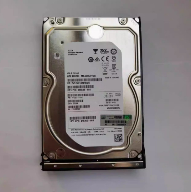 used HP 833928-B21 834134-001 4TB 7.2K 12G 3.5" G10 SAS HDD Hard Drive 