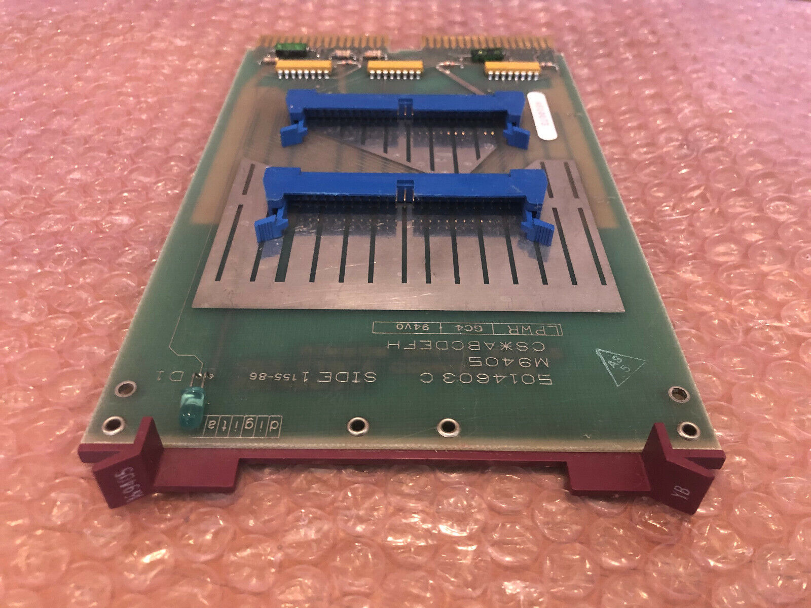 DIGITAL DEC VINTAGE QBUS MICROVAX MIRROR IMAGE CABLE CONNECTOR FOR BA23 M9405-YB