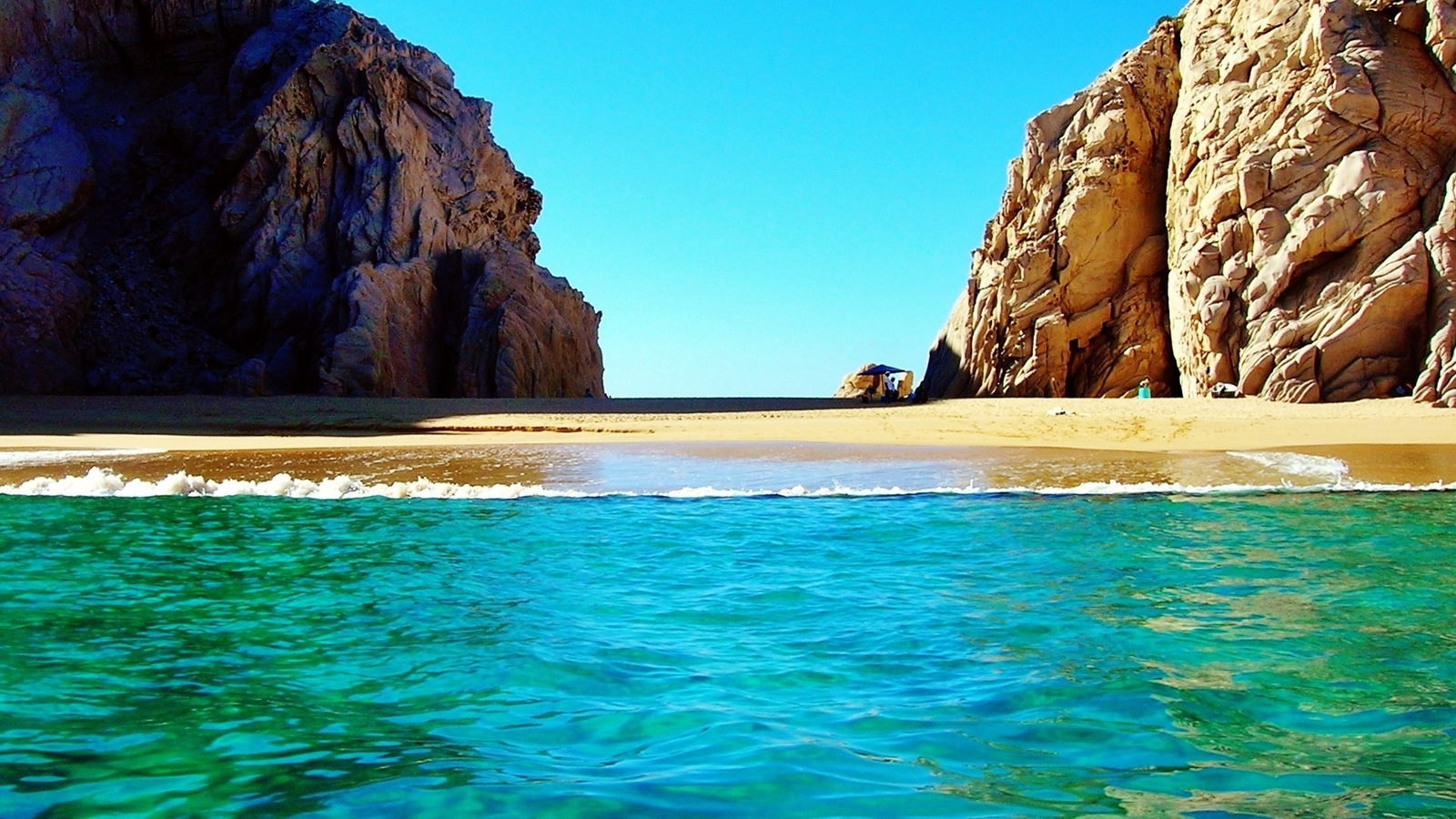 Landscape beach california sea rocks Custom Gaming Mat Desk