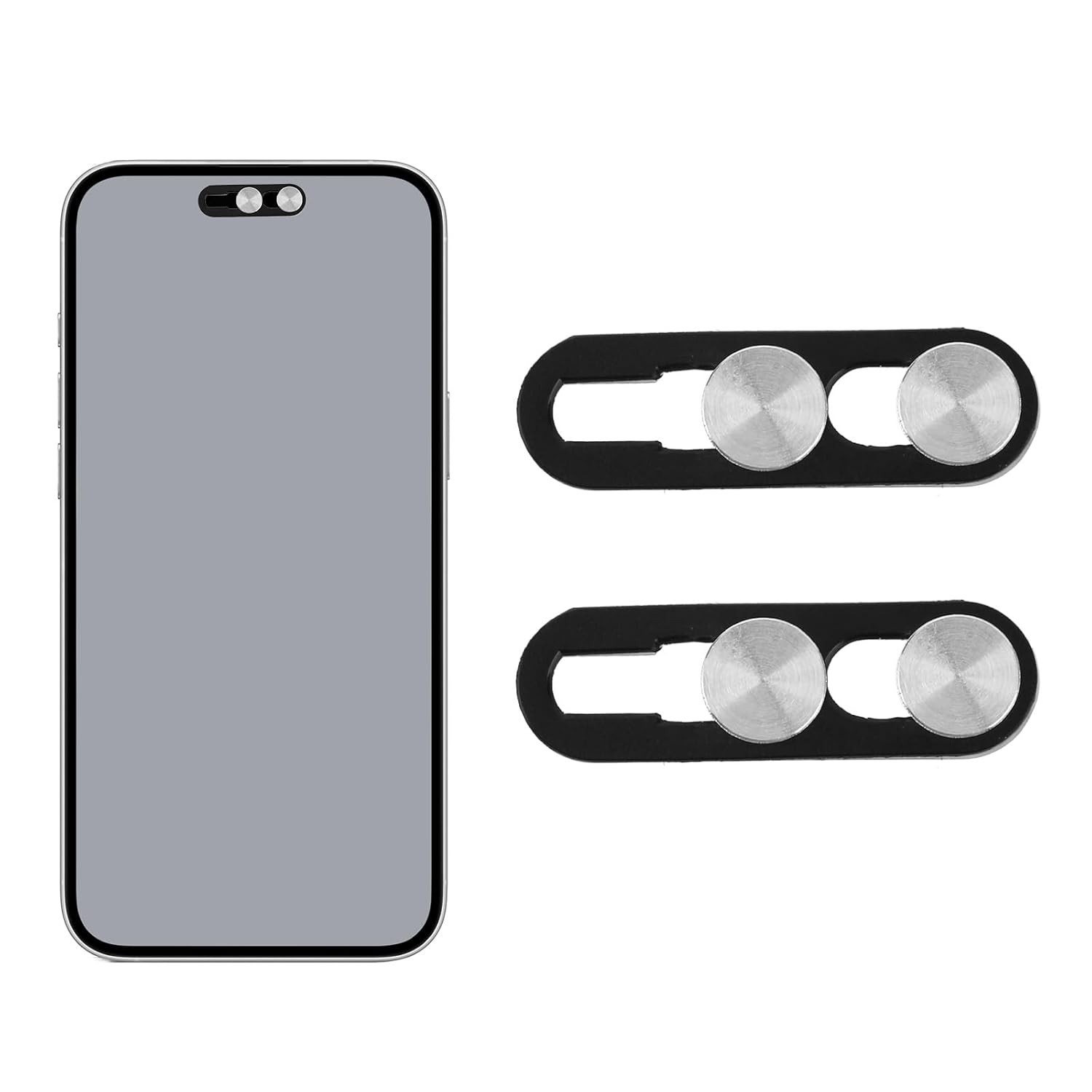 Durable Phone Front Camera Protector Cover 2PCS Privacy Protector
