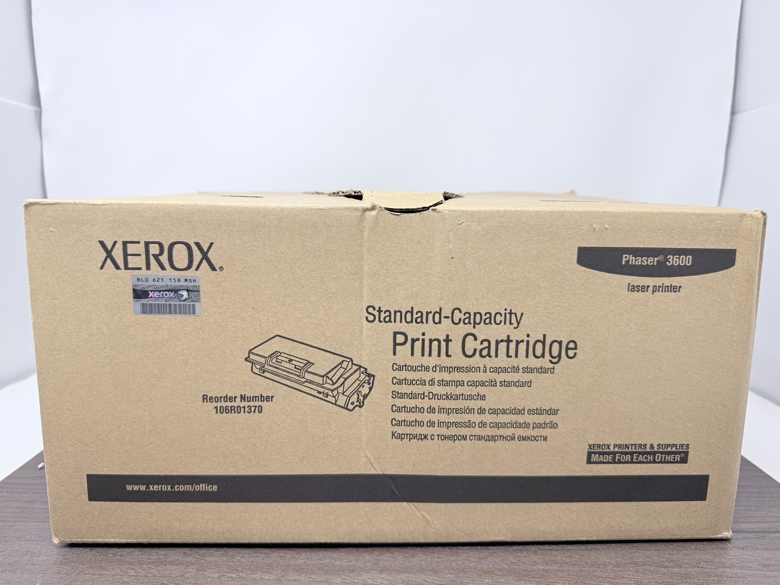 Xerox Phaser 3600 Standard Capacity Print Cartridge 7000 page 106R01370 NEW