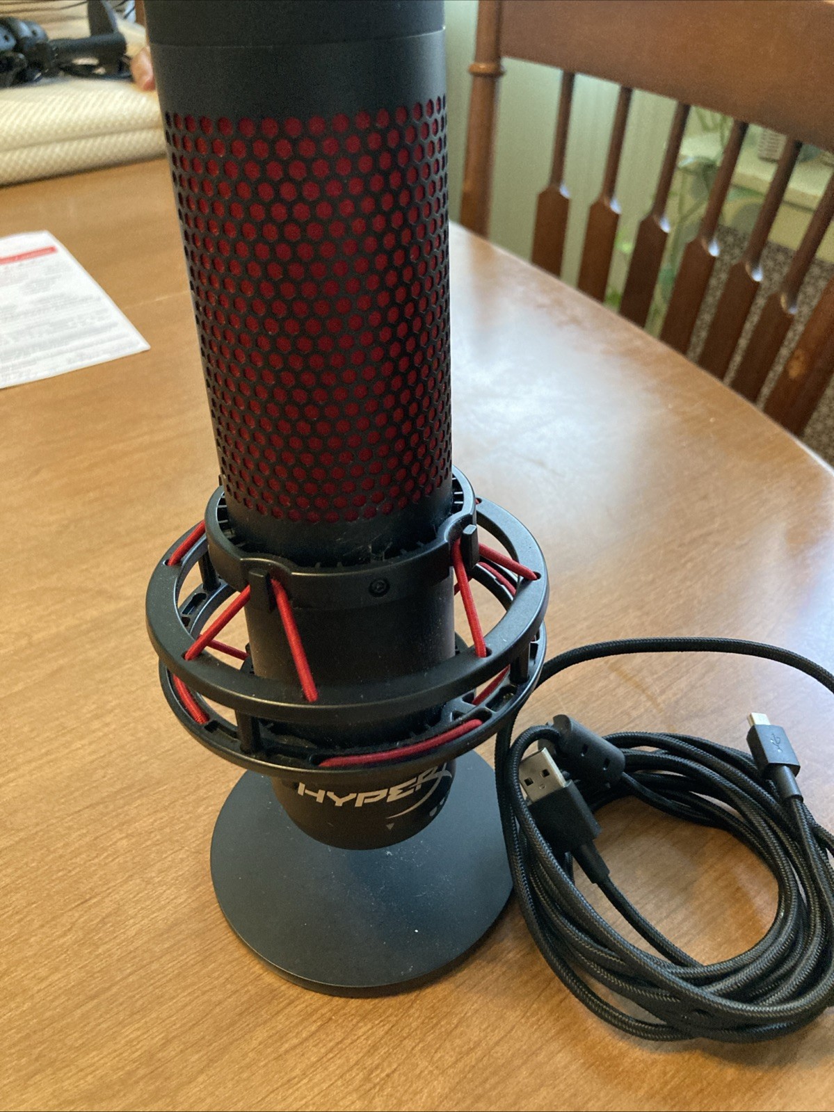 HyperX QuadCast USB Microphone - Black
