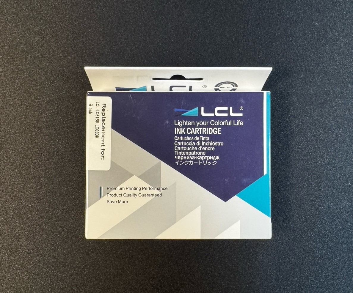 LCL Black Ink Cartridges Replacement LCL-LC61BK/LC65BK, Premium Quality Ink, NEW
