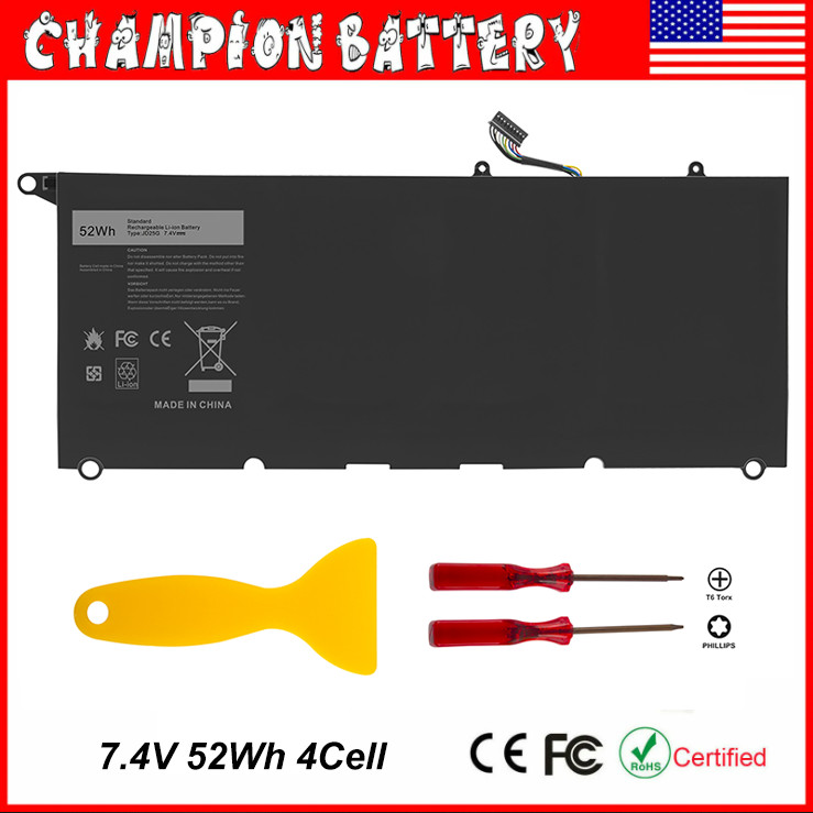 56WH 90V7W Battery For Dell XPS 13 9350 XPS 13 9343 series JD25G 0DRRP 9OV7W