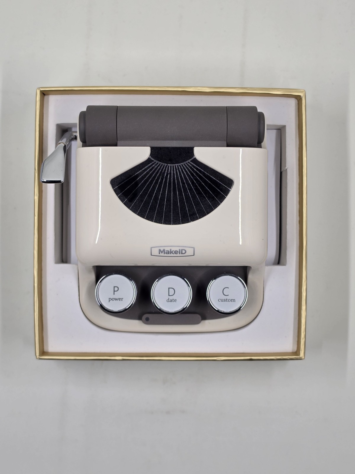 MakeID Q1 HD Label Printer White Portable Bluetooth Thermal Machine (Never used)