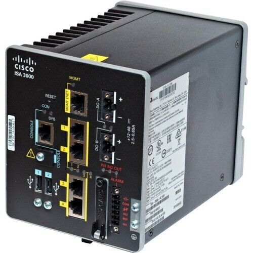 Cisco ISA-3000-2C2F-K9 Industrial Security Switch/Firewall Never Used/Tested