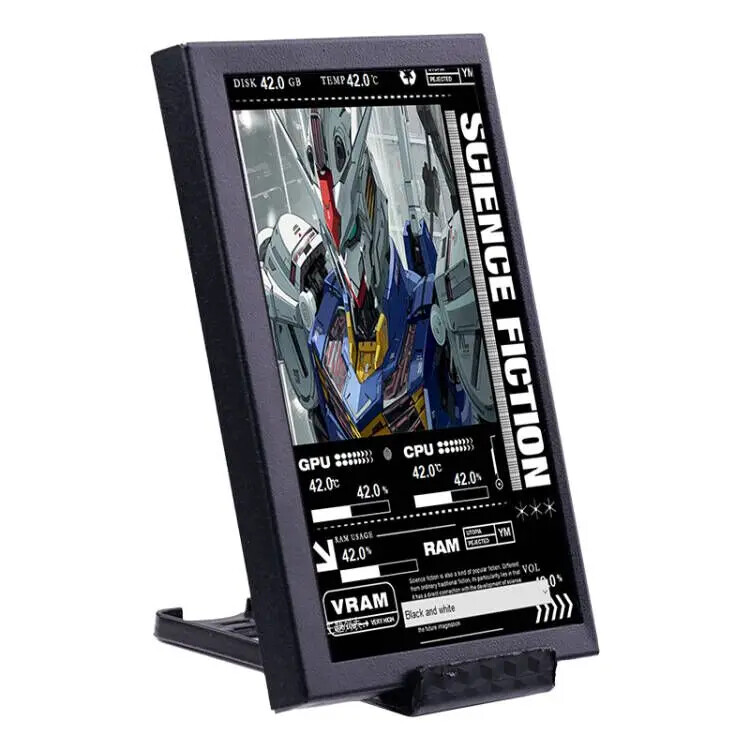 5 Inch IPS Type-C Secondary Screen Computer LCD Monitor Dynamic Display AIDA64