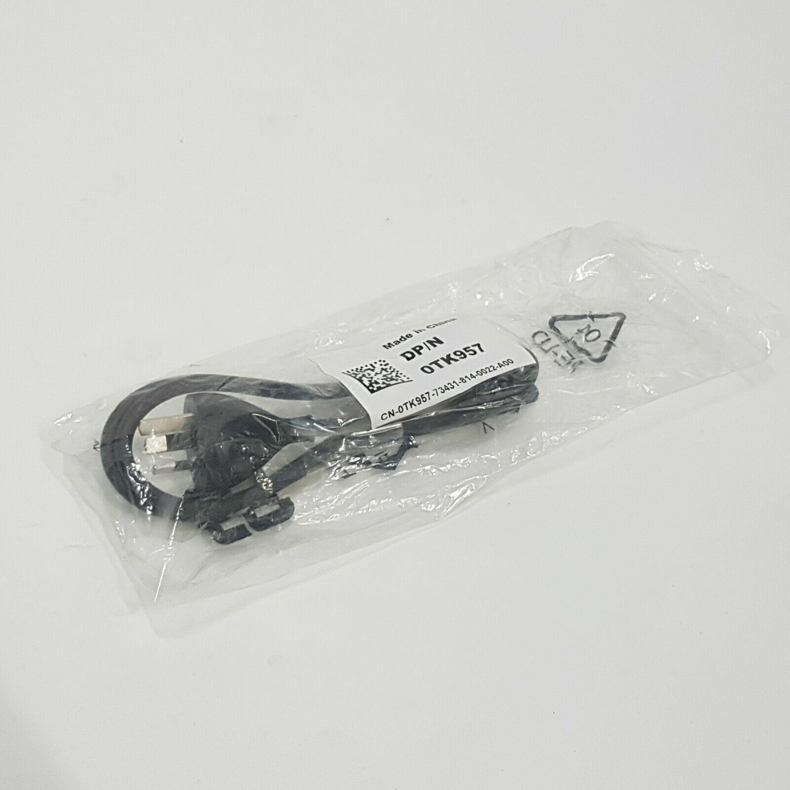 Genuine Dell Power Cable 3 Pin Australian Mains to IEC-C5 3pin Clover 0TK957