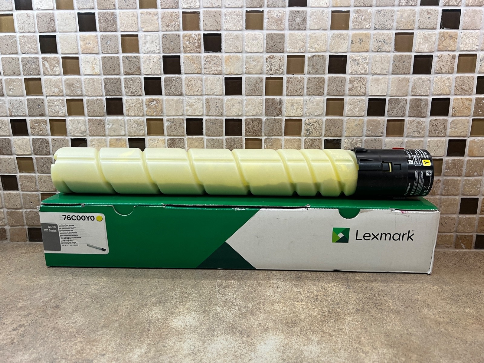 Genuine Lexmark 76C00Y0 Yellow Toner Cartridge for CS92x, CX92x