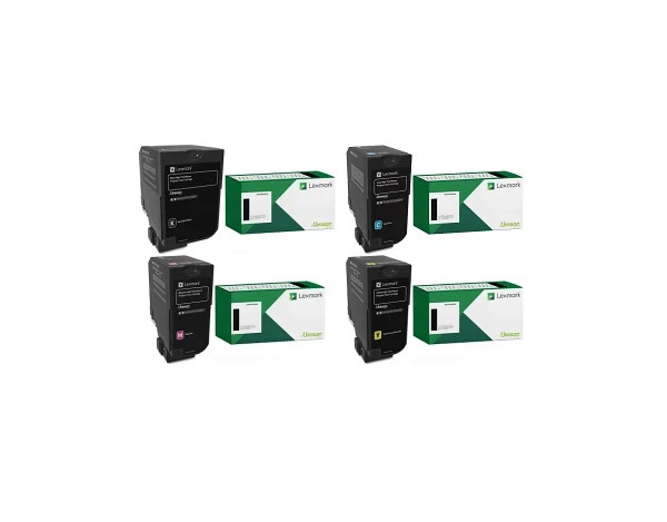 Lexmark CS730, 735, CX730 High Yield BK/C/Y/M Toner Cartridge Set – 4PK