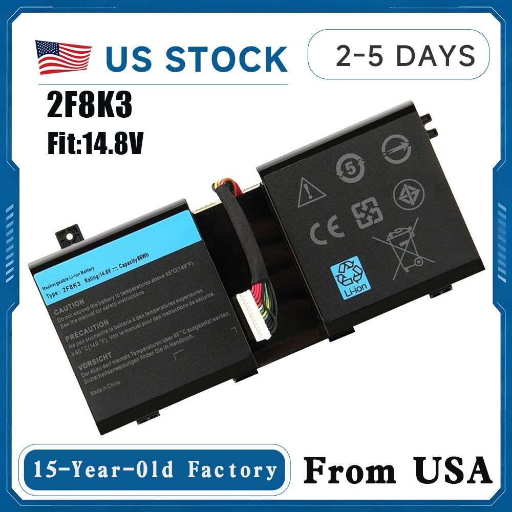 Battery For Dell Alienware 17 18 R1 M17X R5 18X M18X R3 G33TT WF8K3 2F8K3 86Wh
