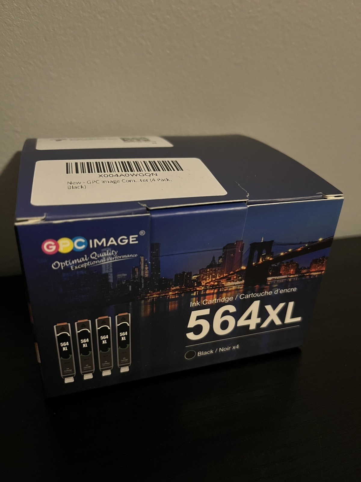 GPC Image 564XL Black Ink Cartridge 4-Pack