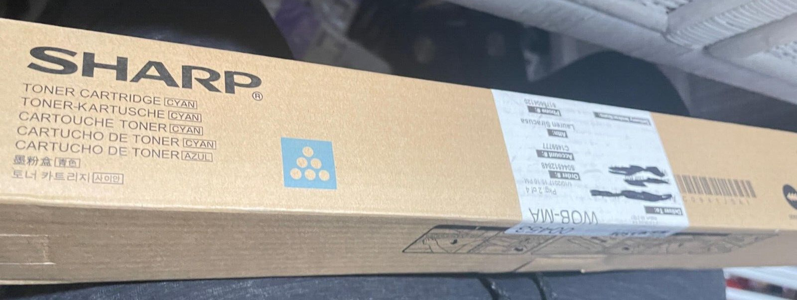 Genuine Sharp MX-51NT-CA CYAN Toner(S)