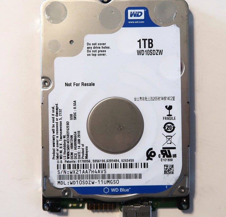 WD10SDZW-11UMGS0 (See description for DCM’s & HDD details) Malaysia 1TB USB 2018