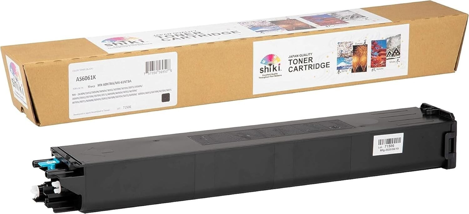 SHIKI Compatible Toner Cartridge Replacement for Sharp(Black) MX-2630N 2651 3050