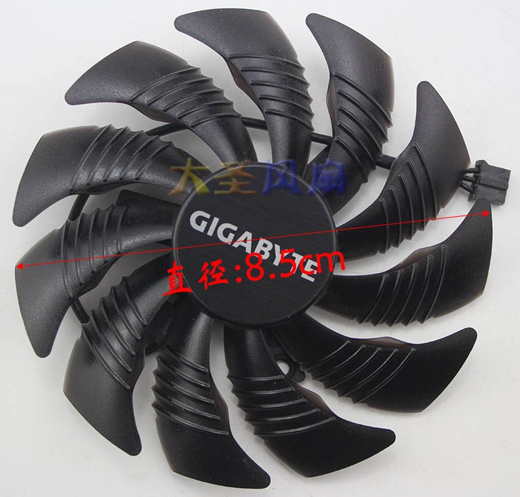 For Gigabyte GTX950/GTX1050/1060 RX560 PLD09210S12HH Graphics Card Fan 3-wire