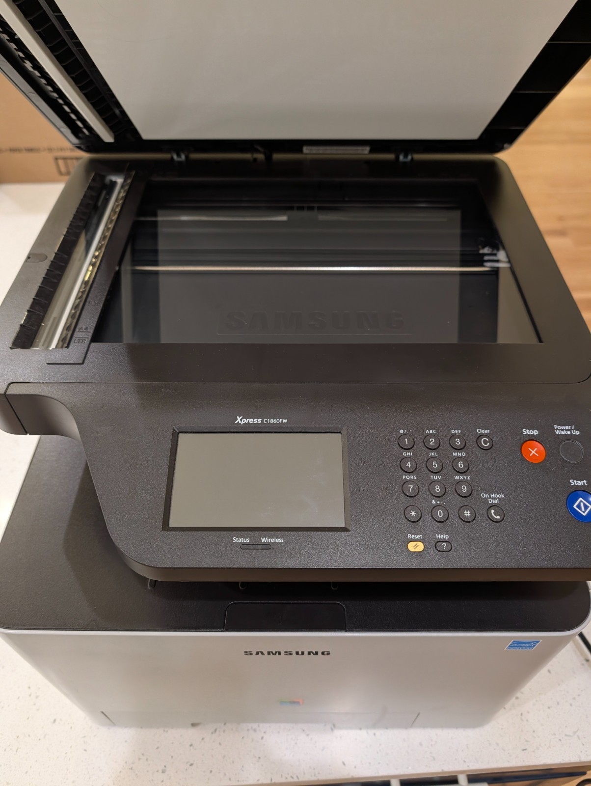 Samsung SL-C1860FW Xpress Color Laser Multifunction Printer WiFi - Tested