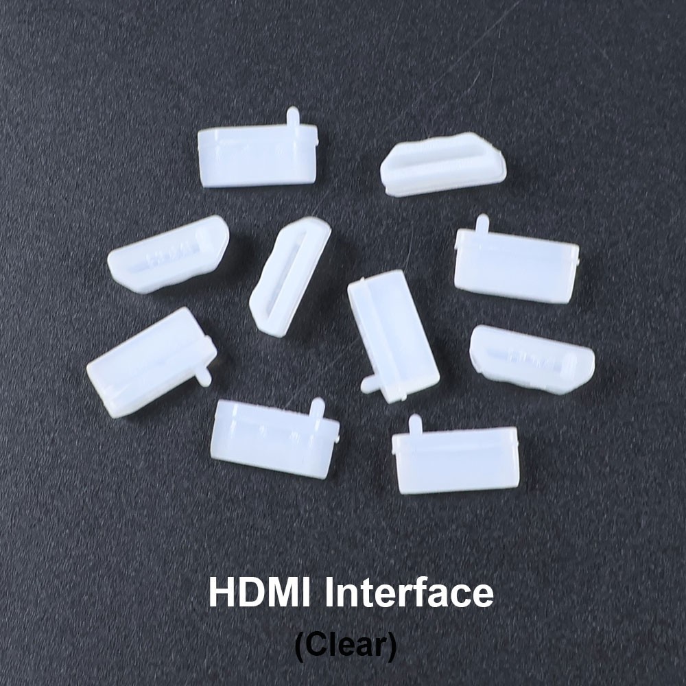 10x Silicone Dust Plugs USB-C Micro USB HDMI RJ45 USB Port Covers Laptop Phone