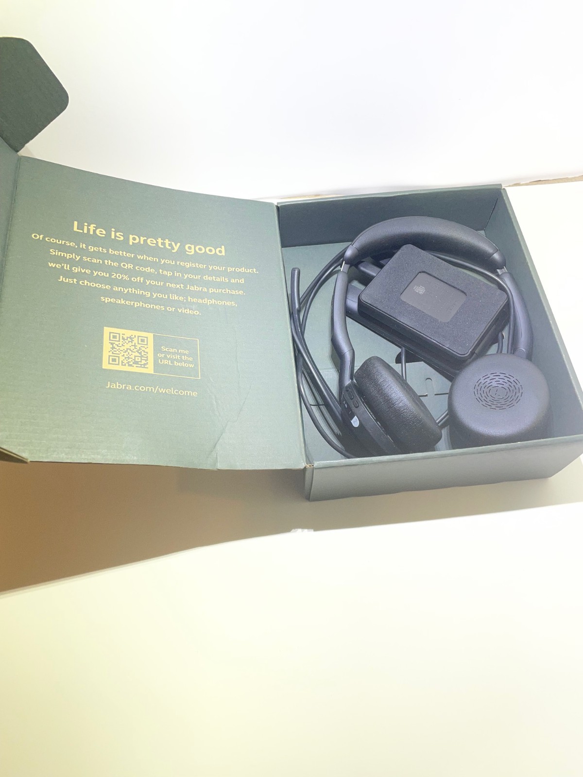 Jabra Evolve2 55 Stereo USB-C Wired On-Ear Headset, UC - Black