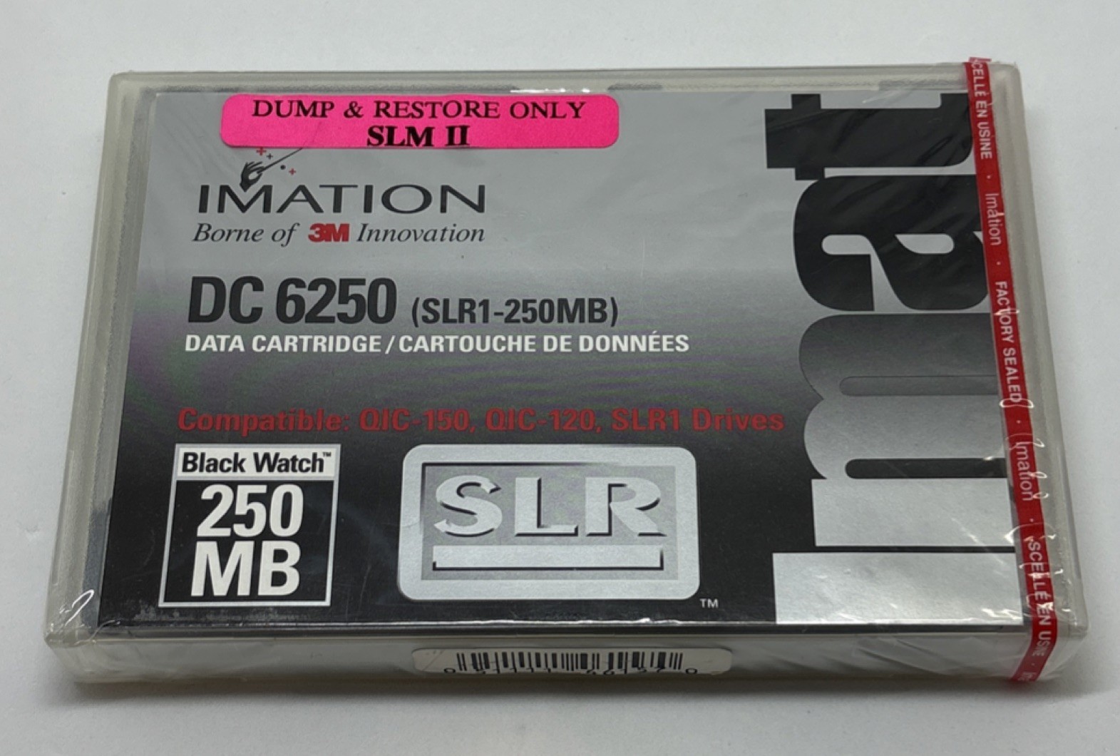 New Sealed Imation DC6250 250MB Data Cartridge