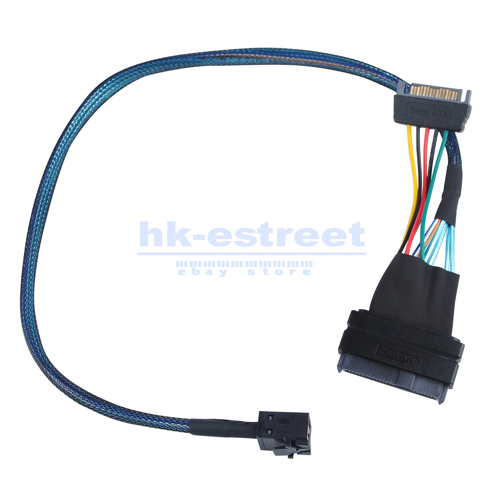 12GB/s Mini SAS Cable SFF 8643 to SFF 8639 NVMe SSD With 15 Pin SATA Power X10