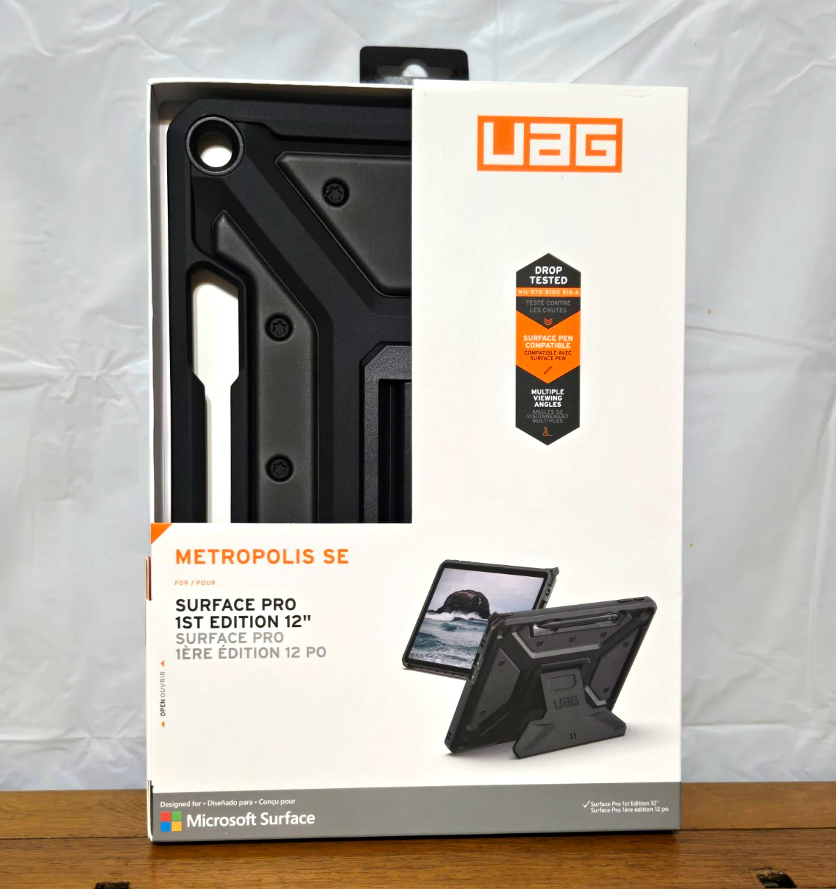 UAG Metropolis SE For Microsoft Surface Pro 1st Gen 12" Black