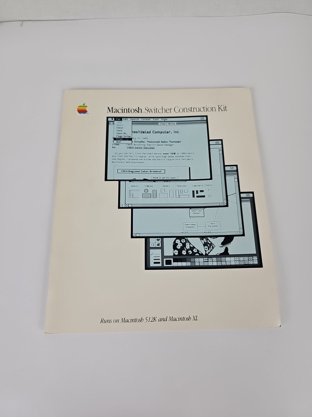 Macintosh Switcher Construction Kit for Macintosh 512K & XL, RARE Manual Only