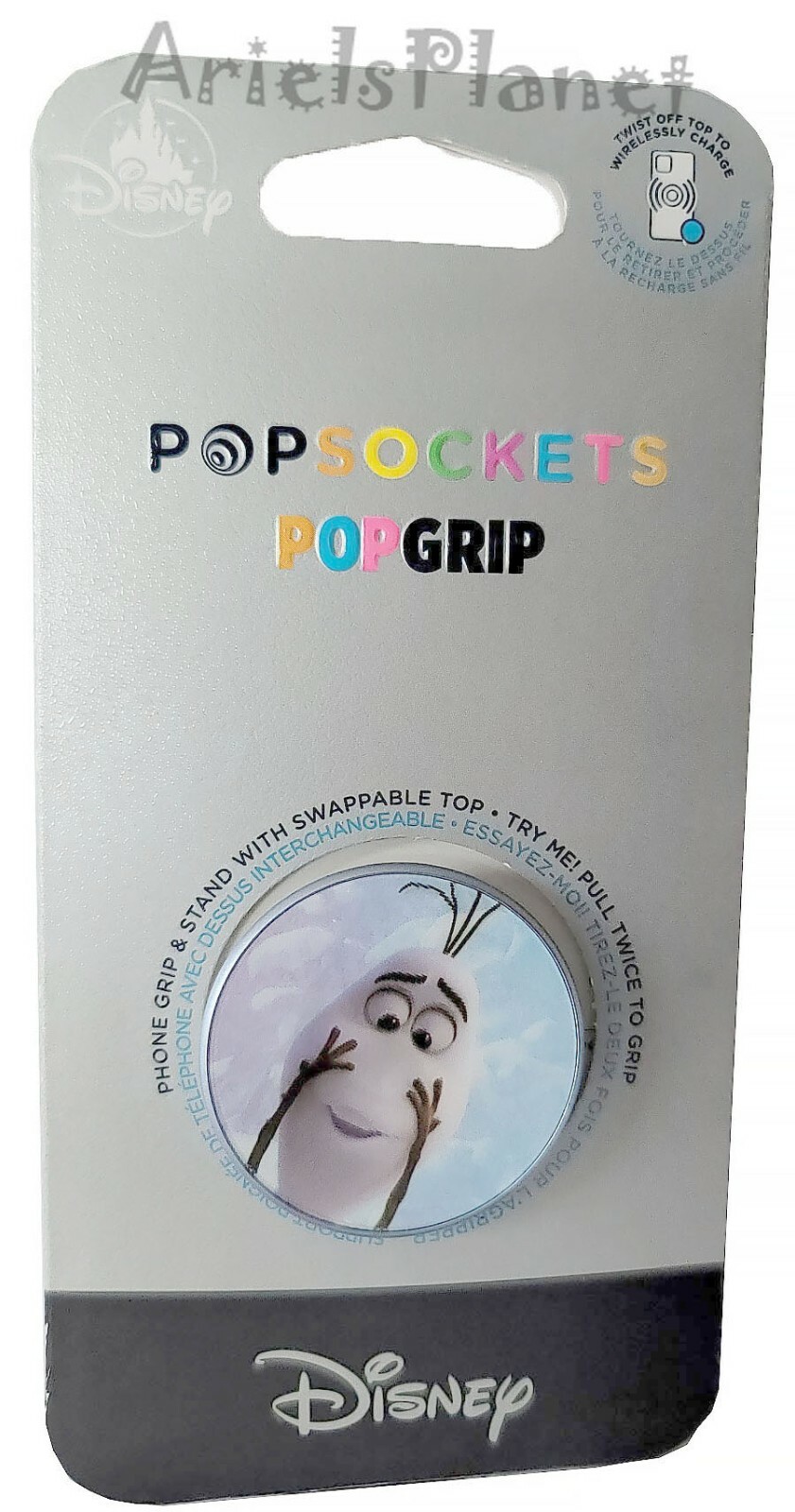 Disney Parks Exclusive Frozen Olaf Lenticular Popsockets PopGrip PopTop