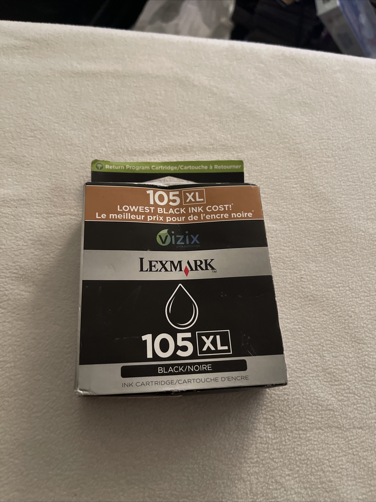GREAT PRICE Genuine Lexmark High Yield 105XL Ink Cartridge - Black - OEM 14N0822