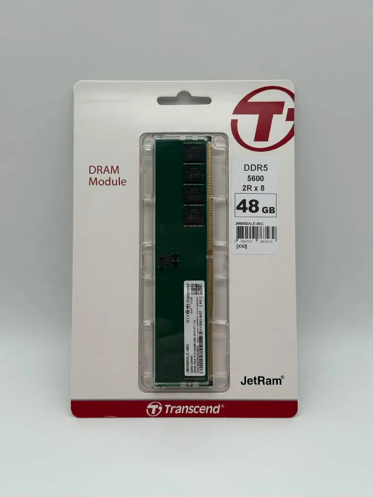 Transcend JetRam DRAM DDR5 48GB 5600MHz CL46 U-DIMM JM5600ALE-48G