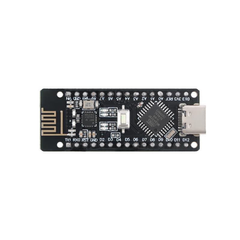 ATMEGA328P Development Board with NRF24L01 Module 2.4G CH340 Type-C USB