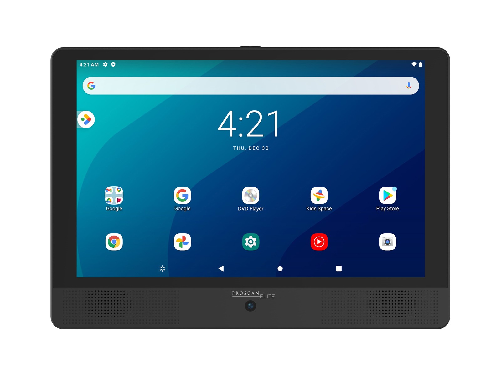 Proscan Elite 10.1" Tablet Portable DVD Player Android 11 32GB Storage Black