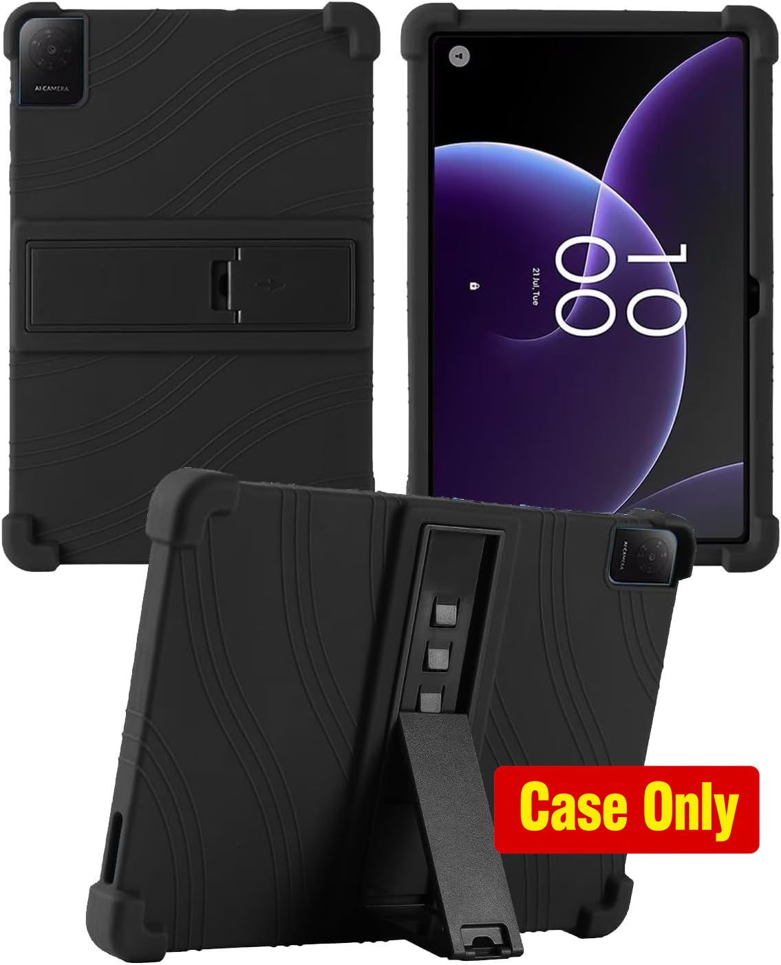 Case for TCL Tab 10L Gen 4 10.1 Inch Tablet, Shockproof Protective Cover, Kickst