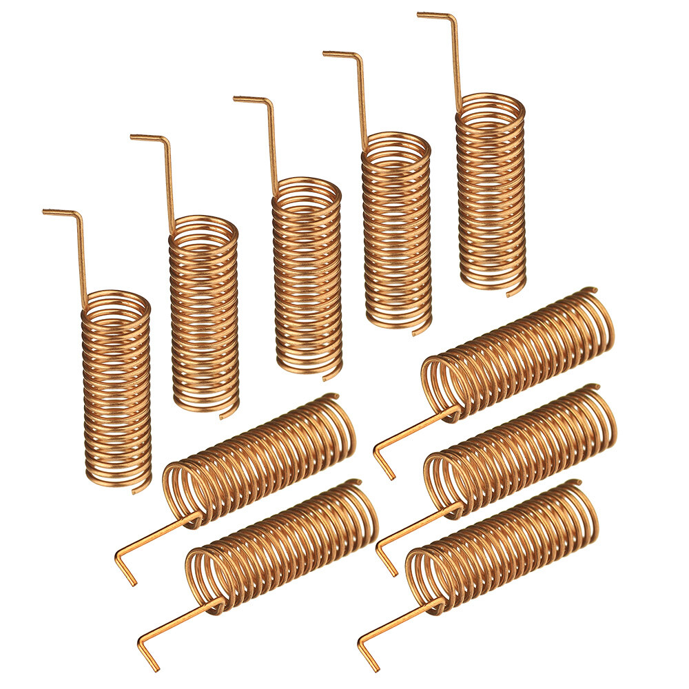 10pcs 433MHz 470MHz 490MHz 510MHz 868MHz internal antenna Copper Spring Aerial