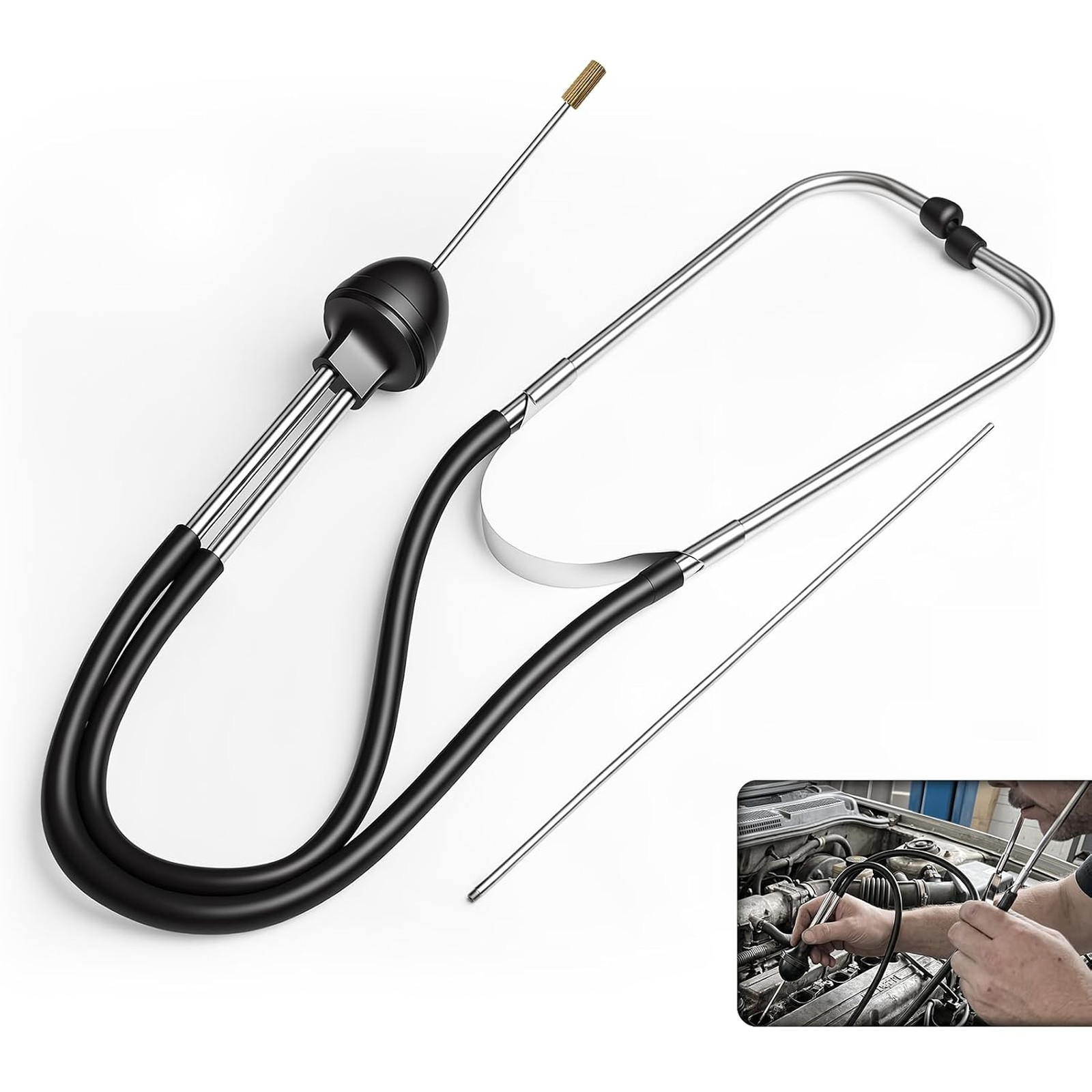 Mechanic Stethoscope Automotive Engine Noise Diagnostic Tool – Sound Detection 