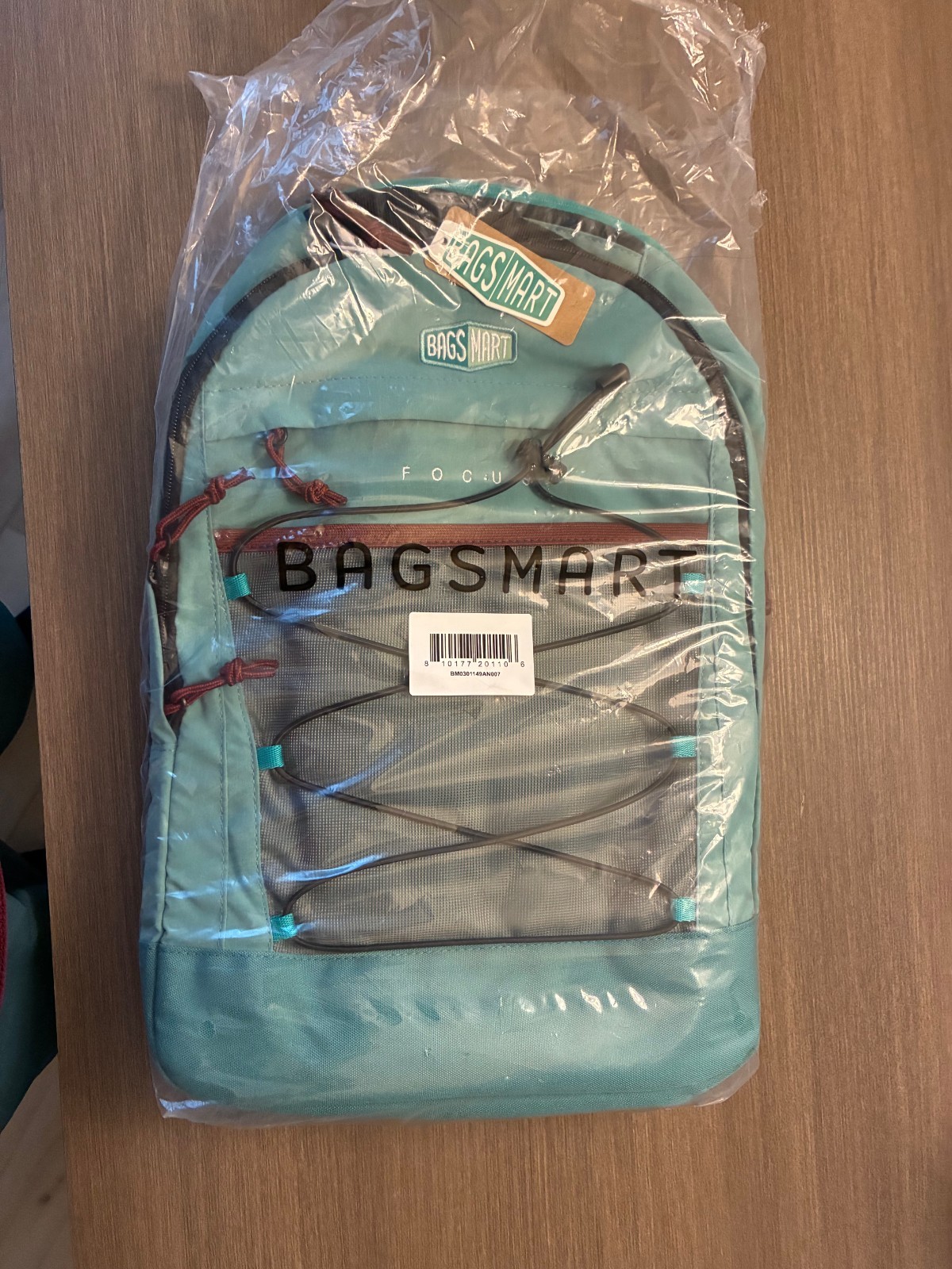 BAGSMART Focus 15.6” Laptop Backpack Agate Green NWT