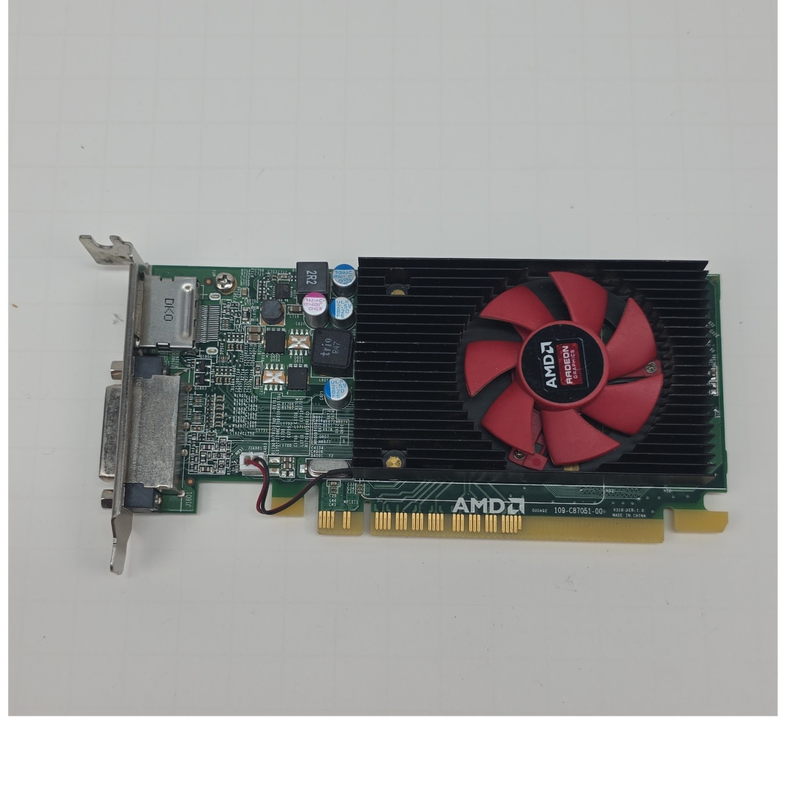 AMD Radeon PCI Express HDMI DVI Graphics Card, Fan with Heatsink