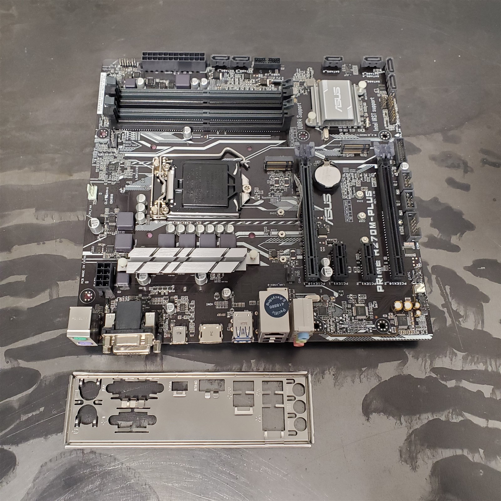 ASUS Intel Prime H270M-PLUS LGA1151 DDR4 mATX Motherboard +I/O Plate