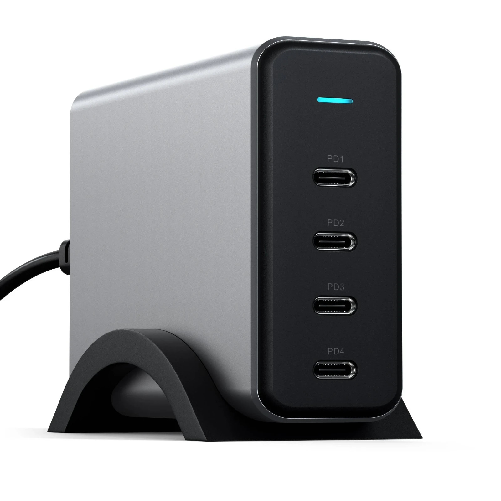 Satechi 4 Port GaN Charging Station 165W USB-C PC MacBook Pro Air M2 M3 M4 M5