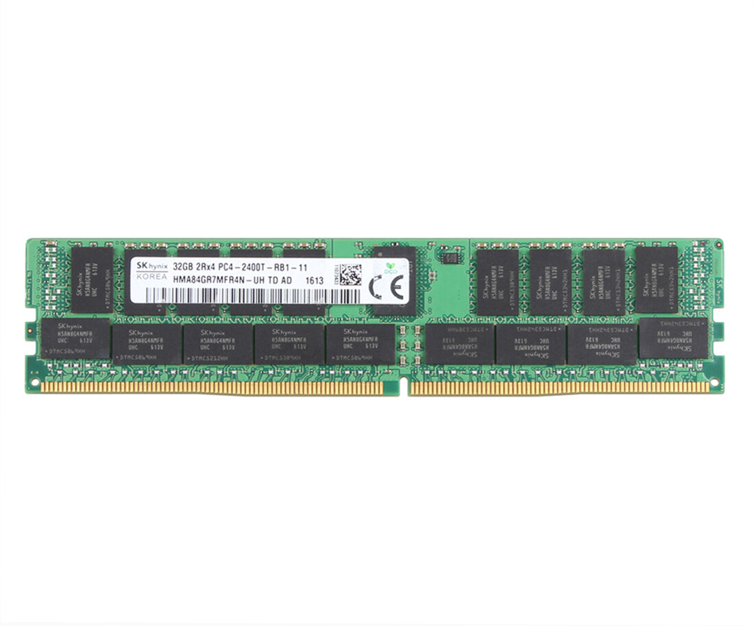 1pcs SK Hynix 32GB PC4-2400T-RB1-11 DDR4 REG-ECC Memory DIMM HMA84GR7MFR4N-UH ##